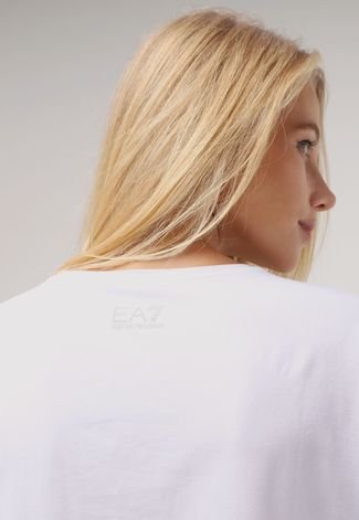 Blusa EA7 Logo Branca