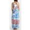 Vestido Longo 101 Resort Wear Renda Estampada Multicolorido - Marca 101 Resort Wear