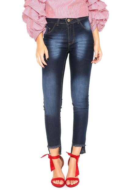 Calça Jeans GRIFLE COMPANY Skinny Recorte Azul - Marca GRIFLE COMPANY