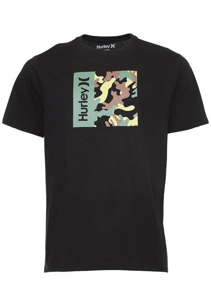 Camiseta Hurley O&O Small Box Preta - Marca Hurley
