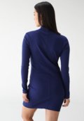 Vestido Canelado Calvin Klein Jeans Curto Logo Azul - Marca Calvin Klein Jeans