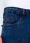 Calça Jeans Slim Lavagem Escura com Cadarço - Marca Hangar 33