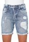 Bermuda Jeans Carmim Reta Carla Azul - Marca Carmim