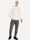 Moletom Tommy Hilfiger Masculino Crewneck Monotype Roundall Off-White - Marca Tommy Hilfiger