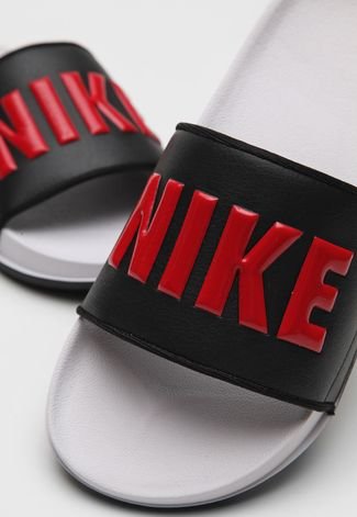 Chinelo Slide Nike Sportswear Offcourt Slide Preto/Vermelho