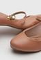 Scarpin Beira Rio Boneca Nude - Marca Beira Rio