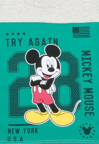 Camiseta Disney Menino Mickey Verde