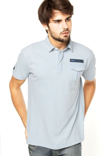 Camisa Polo Fatal Azul - Marca Fatal Surf