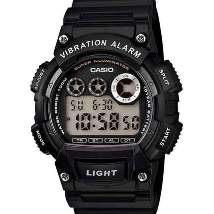 Relógio Masculino Digital Preto Casio - W-735H-1AVDF-SC Preto - Marca Casio