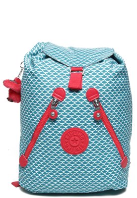 Mochila Kipling Back To School Lm Fundamental Merm Pr Verde/Coral