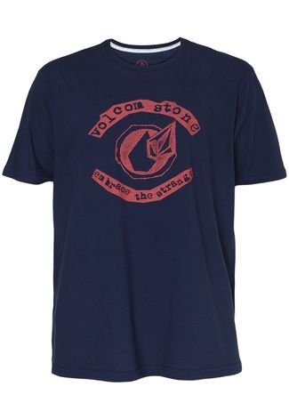 Camiseta Volcom Remove Azul-marinho