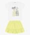 Conjunto Infantil Blusa Com Saia Trick Nick Verde - Marca Trick Nick