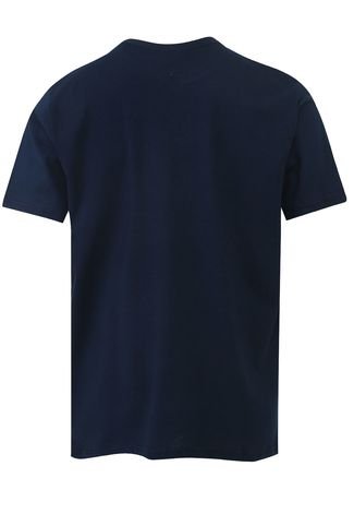 Camiseta Fatal Estampada Azul-Marinho