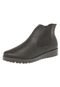 Bota Piccadilly Cano Curto Flat Preta - Marca Piccadilly