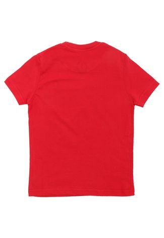 Camiseta Aleatory Menino Logo Vermelha