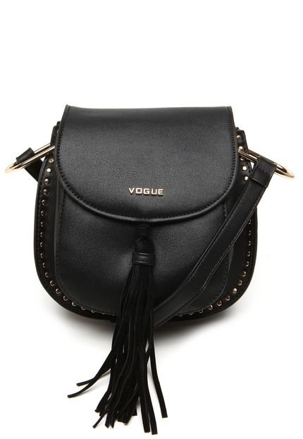 Bolsa Transversal Vogue Tassel Preta - Marca Vogue