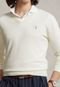Suéter Tricot Polo Ralph Lauren Gola V Off-White - Marca Polo Ralph Lauren