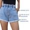 Shorts Jeans Clochard Cintura Alta Feminino - Marca Crawling
