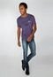 Camiseta Calvin Klein Denim Roxa - Marca Calvin Klein Jeans