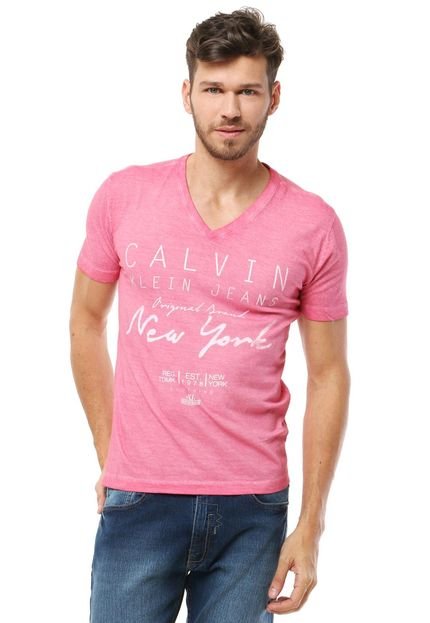 Camiseta Calvin Klein Rosa - Marca Calvin Klein Jeans