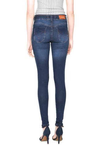 Calça Jeans Biotipo Skinny Desgastes Azul