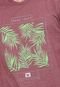 Camiseta Hang Loose Tropical Vinho - Marca Hang Loose