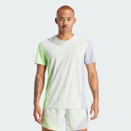 Adidas Camiseta Own The Run Colorblock - Marca adidas