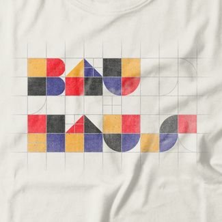 Camiseta Feminina Bauhaus - Off White