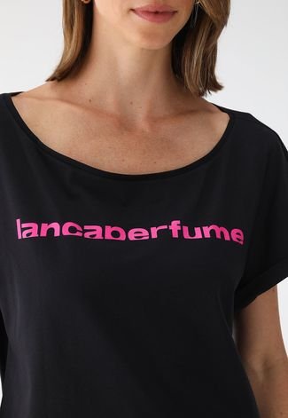 Camiseta Lança Perfume Logo Preta
