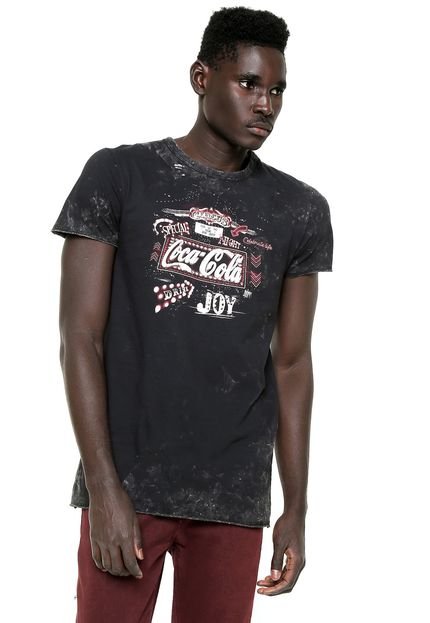 Camiseta Coca Cola Joy Preta - Marca Coca-Cola Jeans
