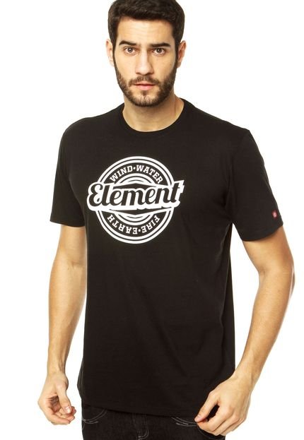 Camiseta Element Guaranteed Preta - Marca Element