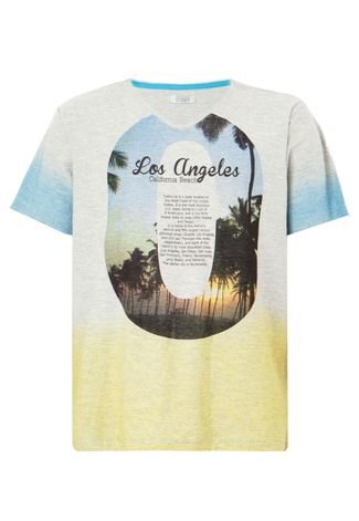 Camiseta FiveBlu Los Angeles Cinza