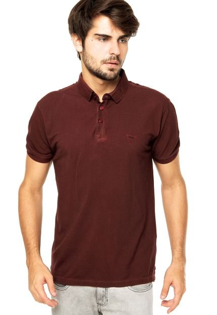 Camisa Polo Guess Vinho - Marca Guess