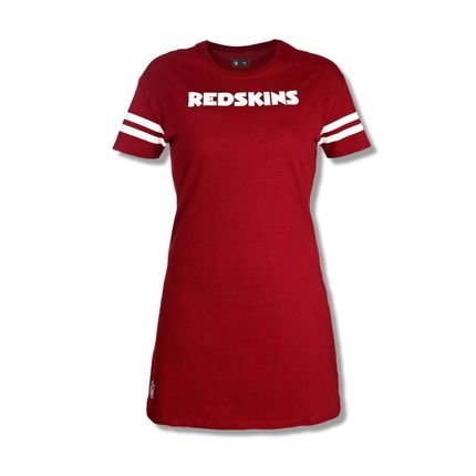 Vestido New Era Basico Washington Redskins Vermelho Escuro - Marca New Era