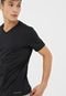 Kit 2pçs Camiseta Calvin Klein Underwear Lisa Preta - Marca Calvin Klein Underwear