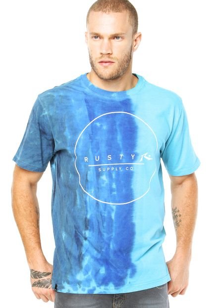 Camiseta Rusty Treble Azul - Marca Rusty