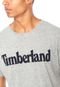 Camiseta Timberland Logo Cinza - Marca Timberland