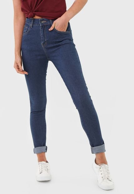 Calça Jeans Guess Skinny Pespontos Azul - Marca Guess