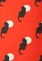 Blusa Small Cats Laranja - Marca Colcci Fun