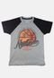 Conjunto Manabana com Camiseta e Bermuda de moletom basket Infantil Menino - Marca Manabana