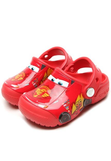 Babuche Crocs Carros Menino Vermelho - Marca Crocs