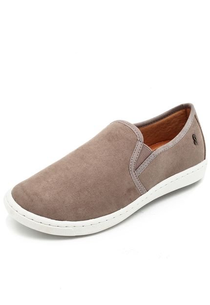 Slip On Santa Lolla Suede Cinamon Bege - Marca Santa Lolla