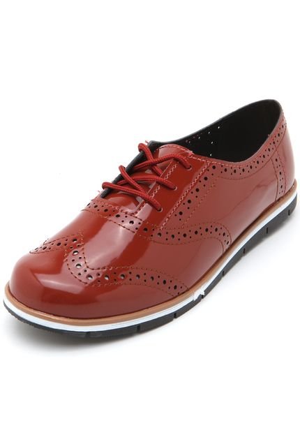 Oxford Moleca Verniz Vermelho - Marca Moleca