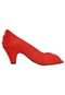 Peep Toe AZALEIA Vermelho - Marca AZALEIA