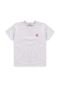 Camiseta Infantil Bordado Com Listras Branco - Marca VIDA COSTEIRA