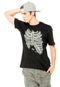 Camiseta Globe Glow Skeleton Preta - Marca Globe