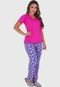 Kit com 03 Pijamas Manga Curta e Calça Comprida Estações - Marca Click Mais Bonita