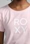 Blusa Roxy Basic For Fun Rosa - Marca Roxy