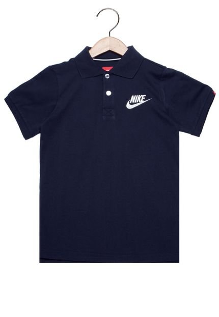 Camisa Polo Nike Sportswear Infantil Franchise Azul - Marca Nike Sportswear