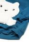 Blusa de Moletom Kamylus Infantil Ursinho Azul - Marca Kamylus